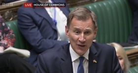 Chancellor Jeremy Hunt in the Commons