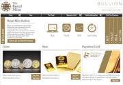 Royal Mint Bullion website