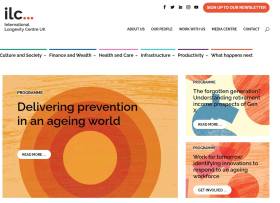 The International Longevity Centre UK&#039;s website