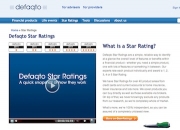 Defaqto&#039;s star ratings website