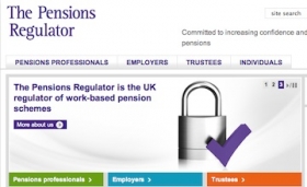 Pensions Regulator website