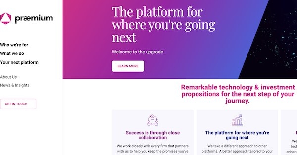 Praemium UK website