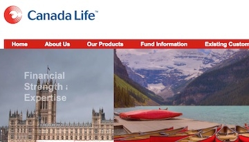 Canada Life's website