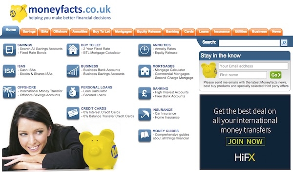 Data provider Moneyfacts