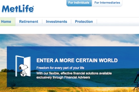 MetLife's website
