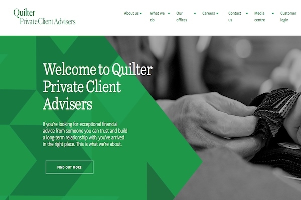One of Quilter's websites