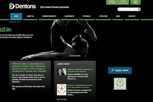 Dentons website